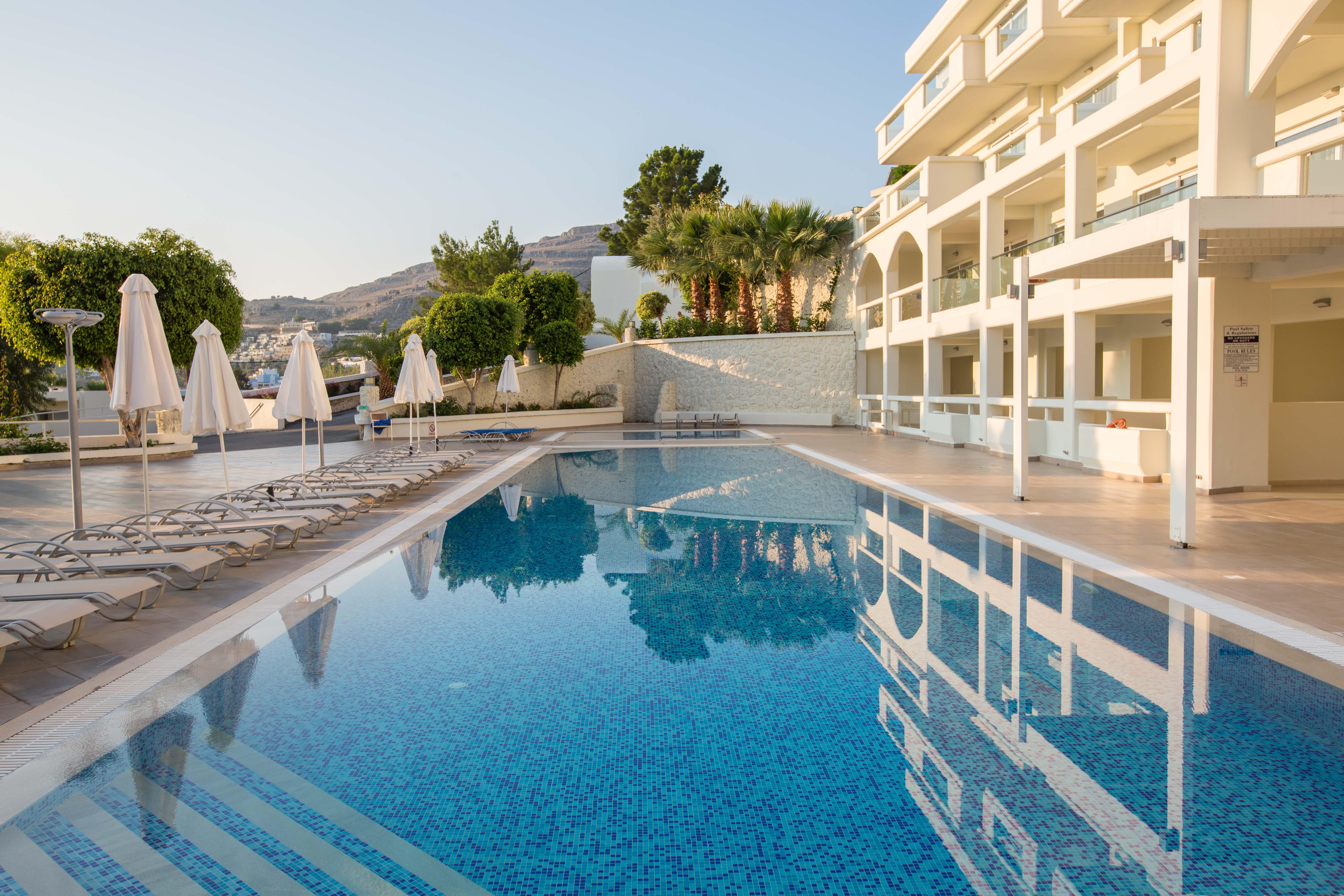 Lindos White Hotel & Suites Екстериор снимка